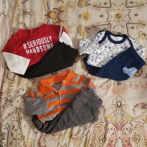 Baby Boy Outfit Bundle 3 to 6 Months